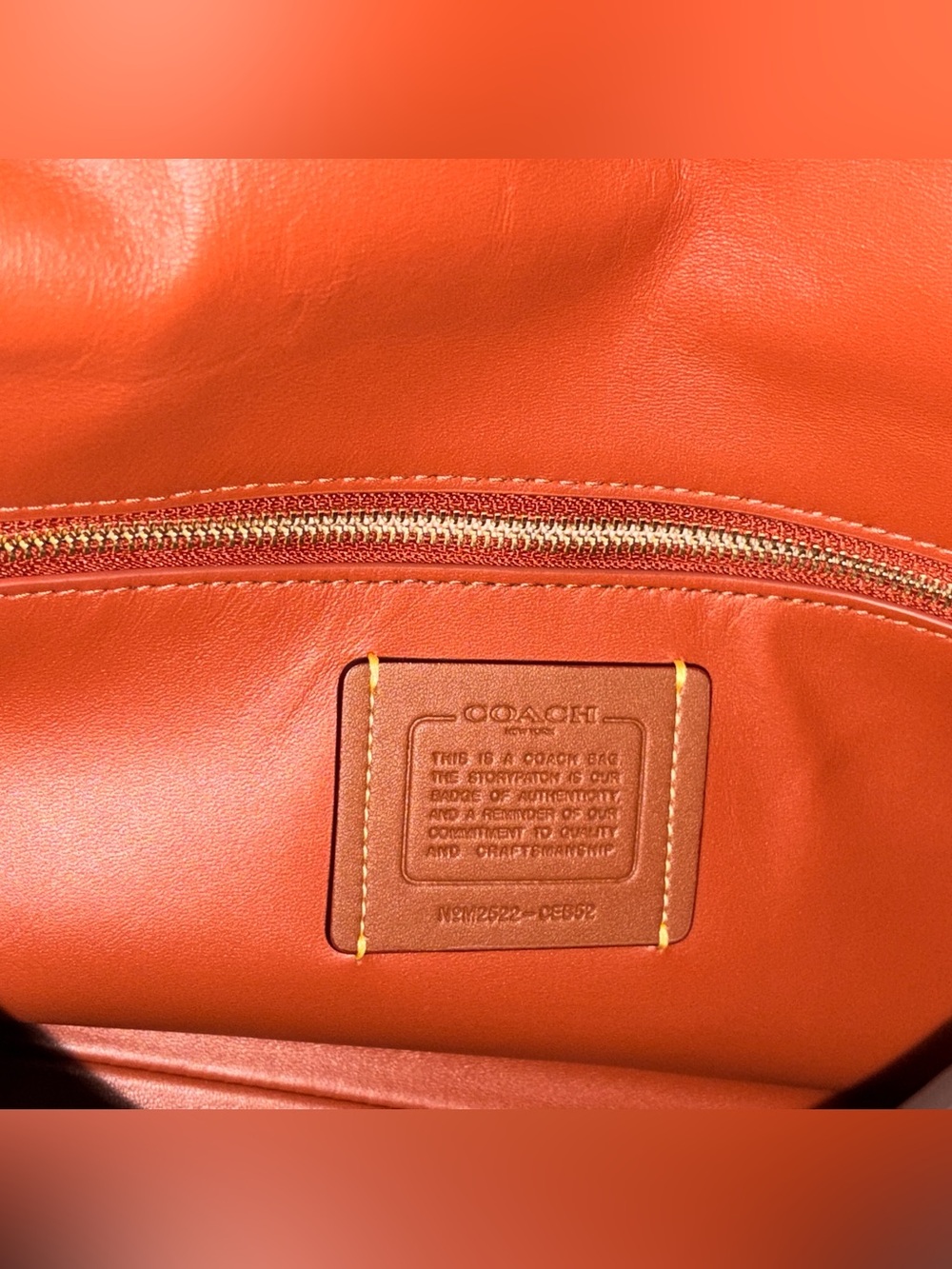 Coach Chelsea 30 Clay Suede/Brass - Picture 9 of 12